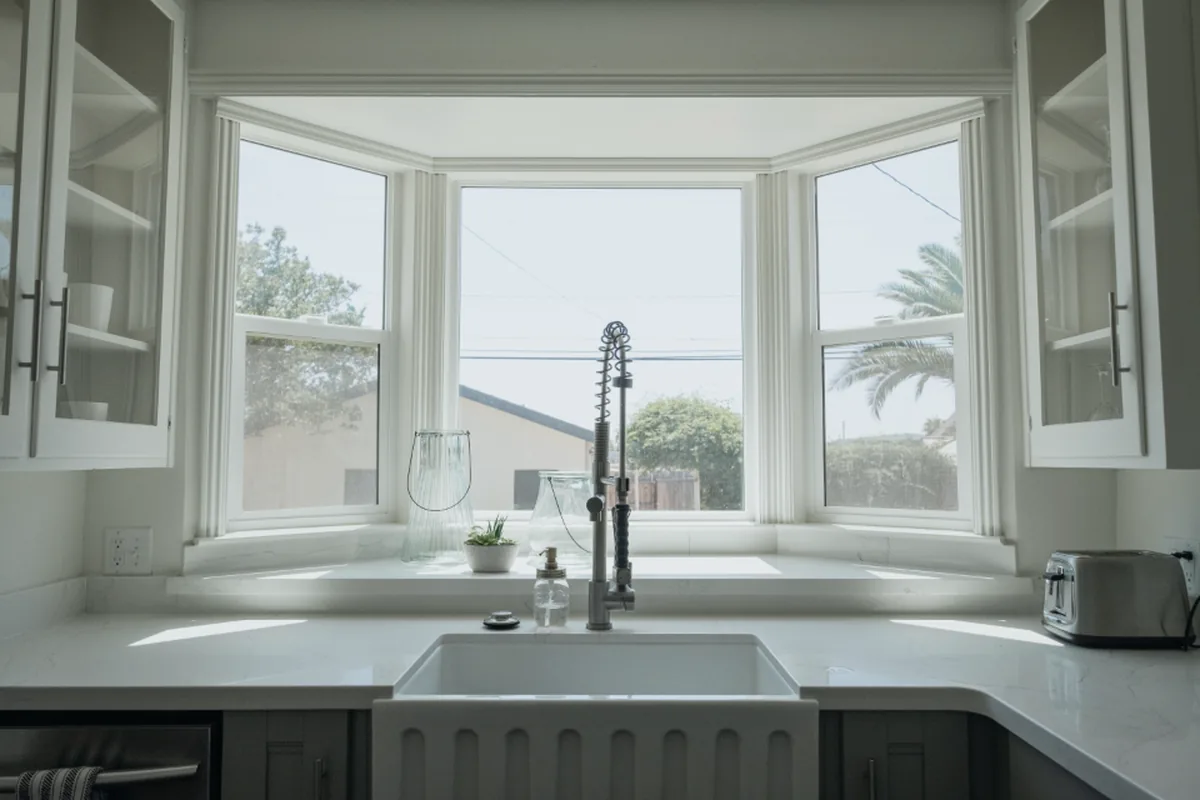 Kitchen sink and drain line in a Murrieta home